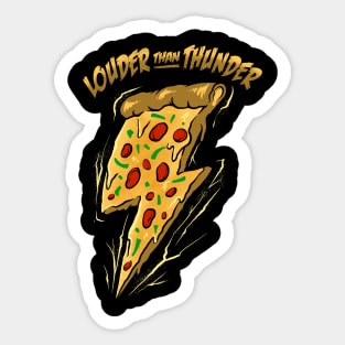 the power of pizza Sticker